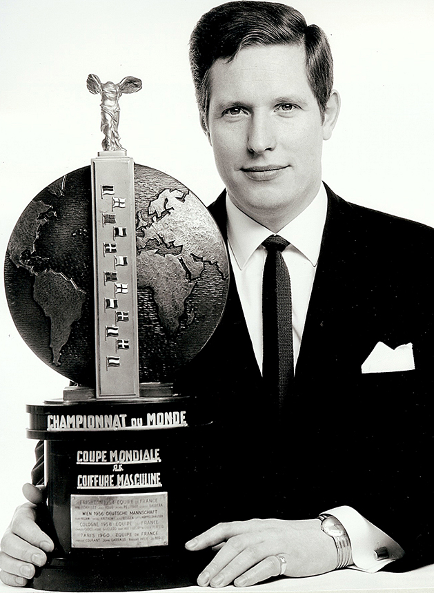 Carl-Heinz Löntz bei der Friseur-Weltmeisterschaft 1964